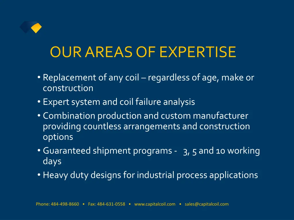 our areas of expertise