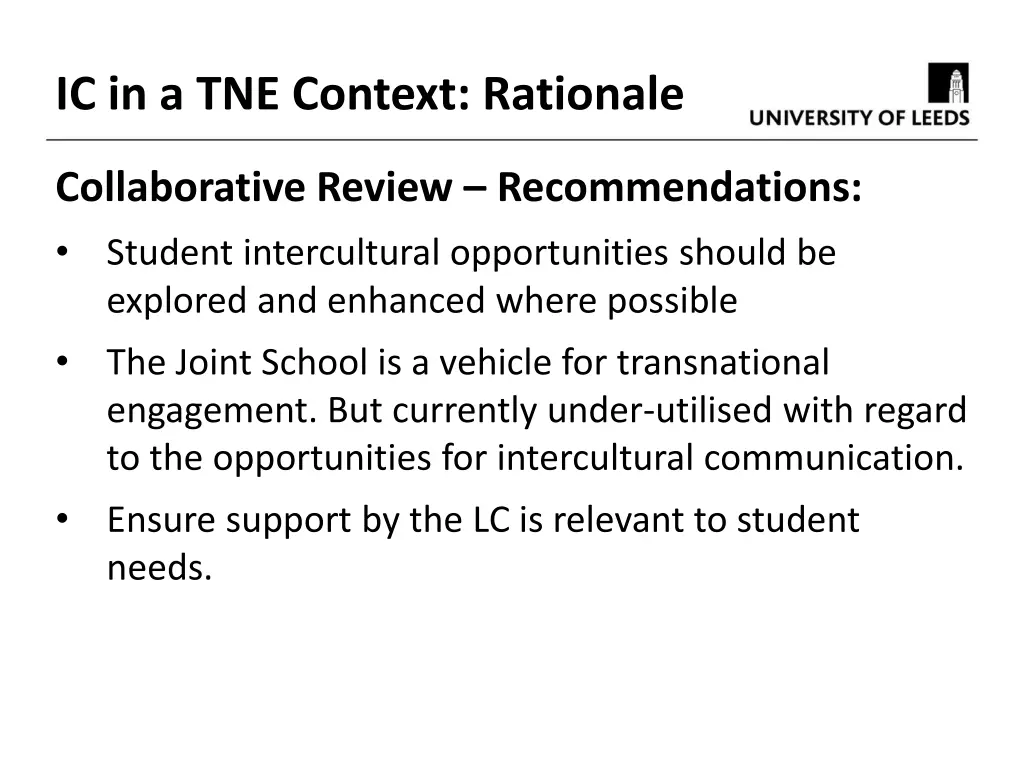 ic in a tne context rationale 1