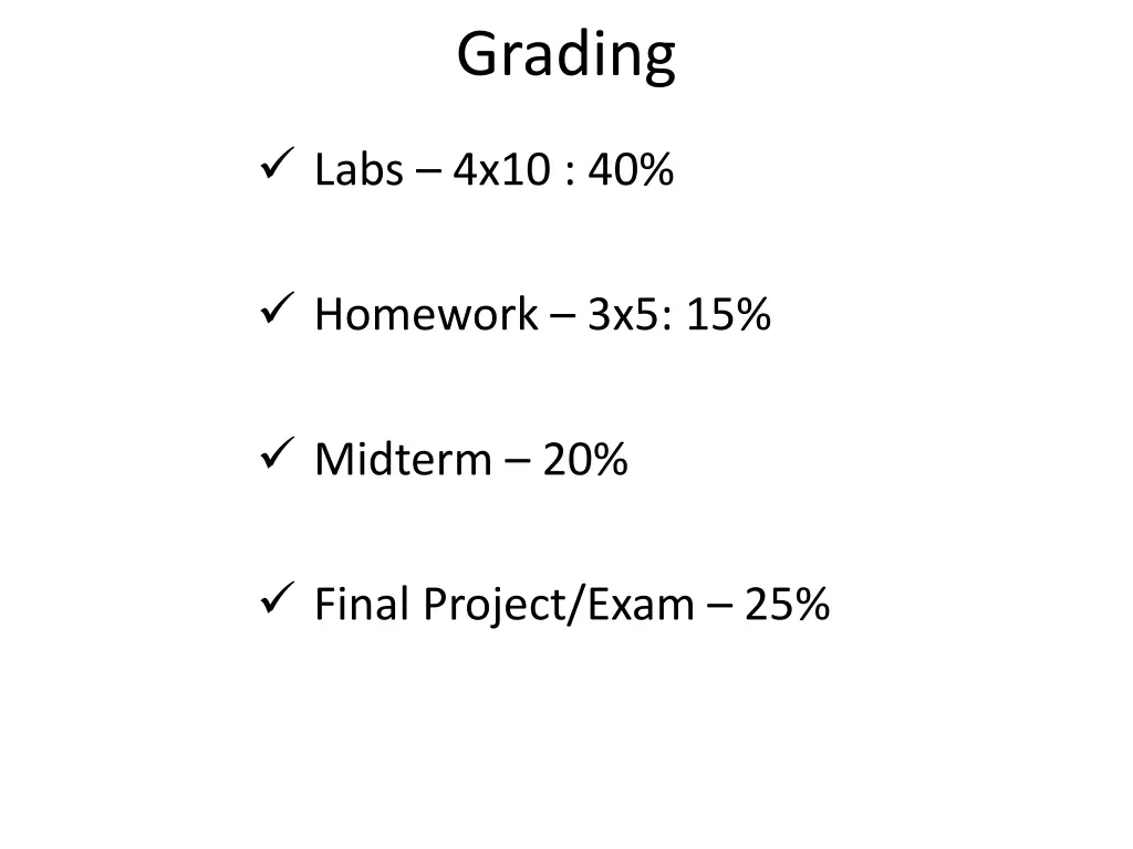 grading