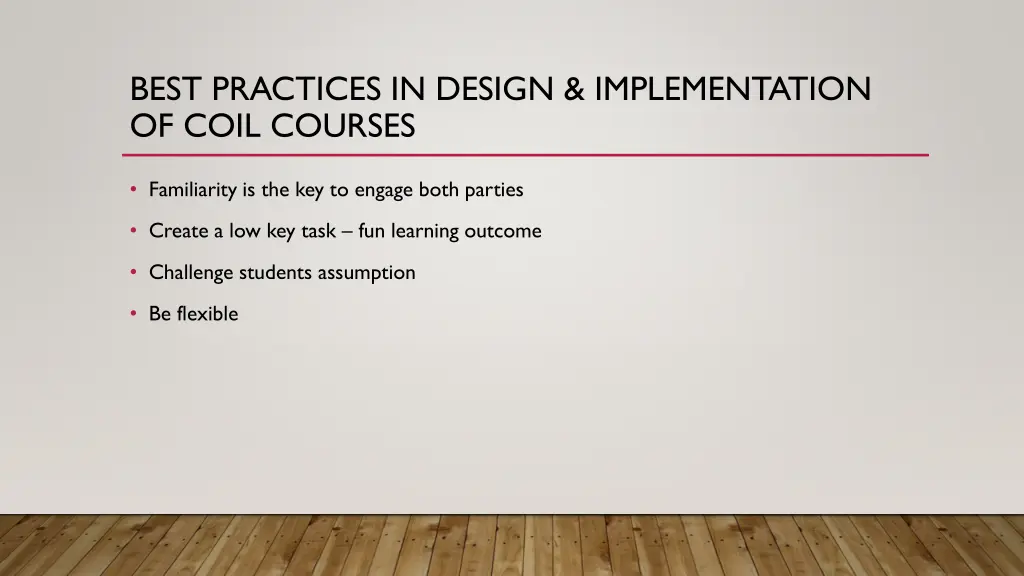 best practices in design implementation of coil