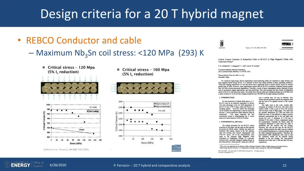 design criteria for a 20 t hybrid magnet 11