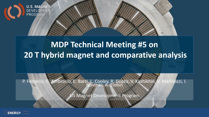 mdp technical meeting 5 on 20 t hybrid magnet