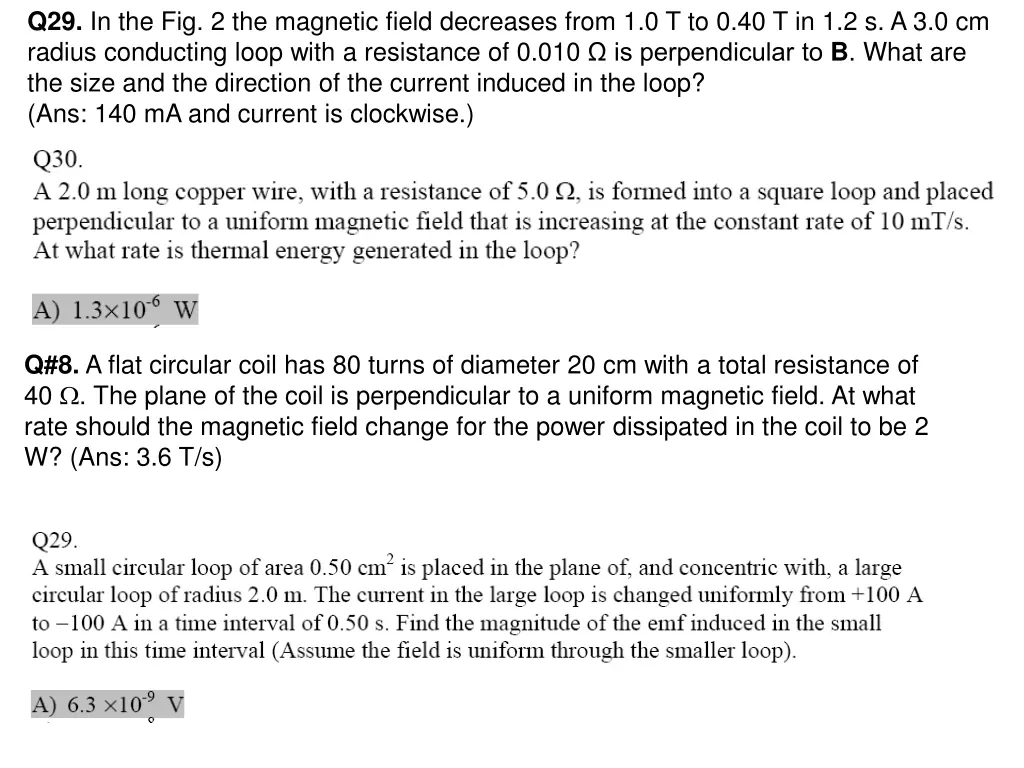 q29 in the fig 2 the magnetic field decreases