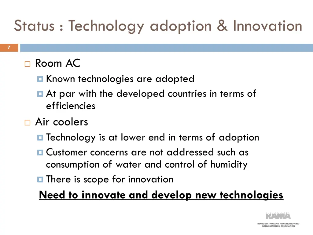 status technology adoption innovation