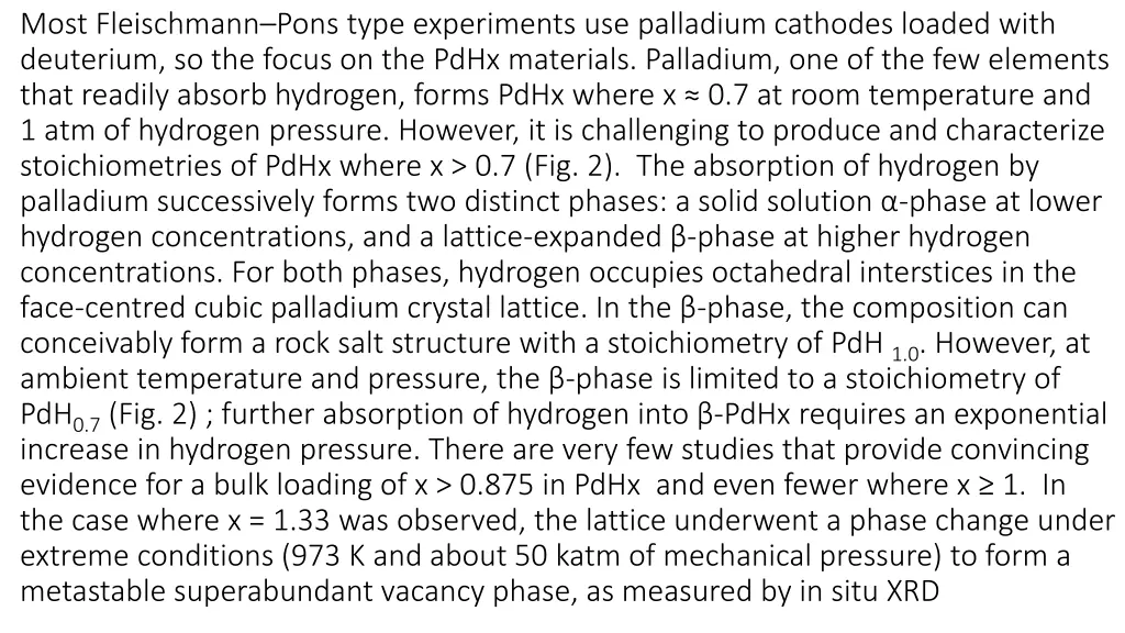 most fleischmann pons type experiments