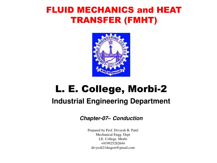 fluid mechanics and heat transfer fmht