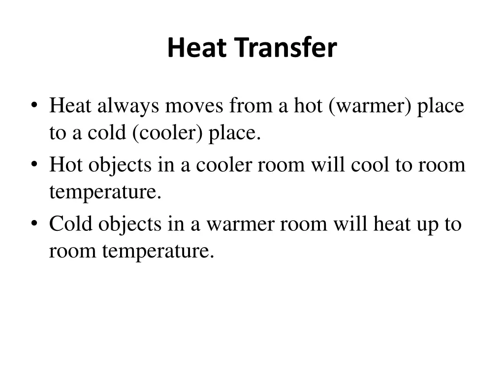 heat transfer