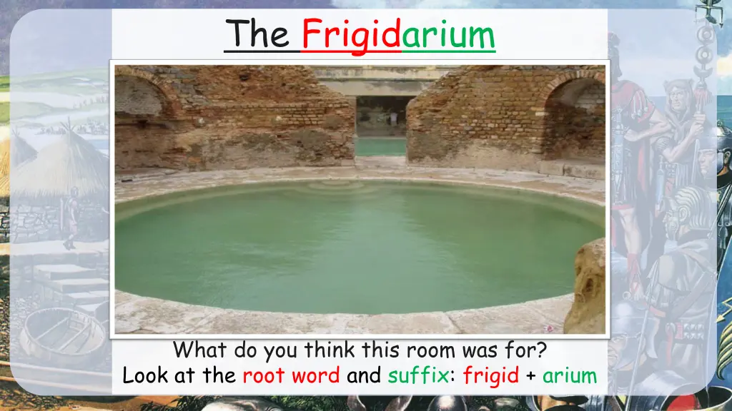 the frigidarium