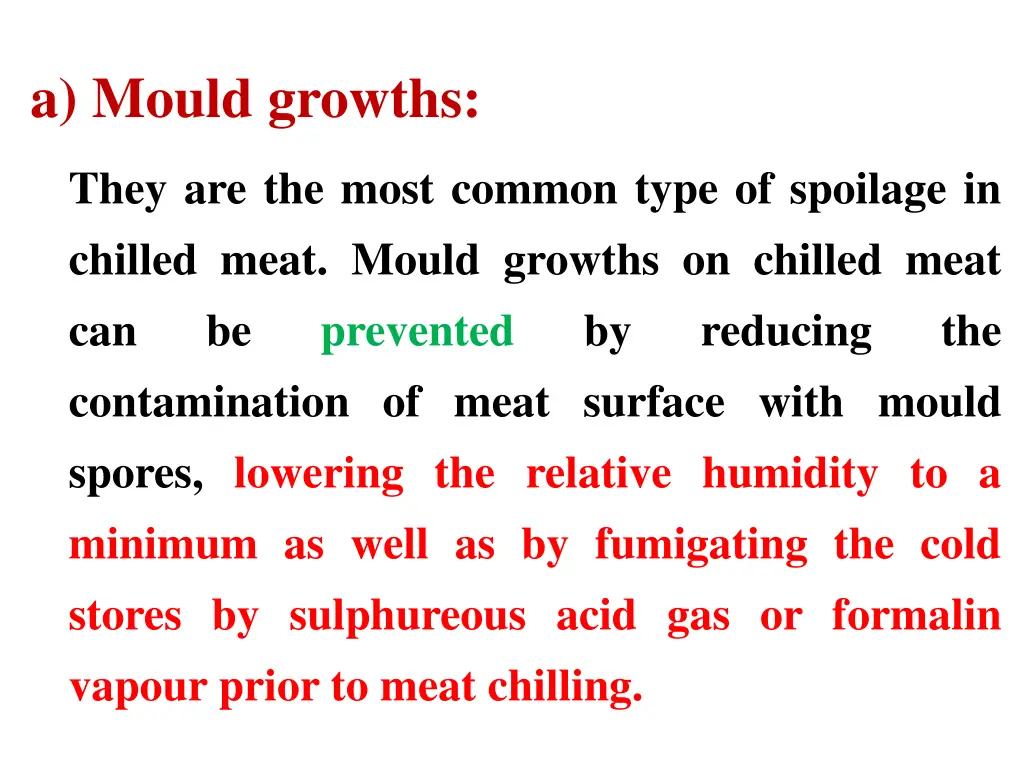 a mould growths