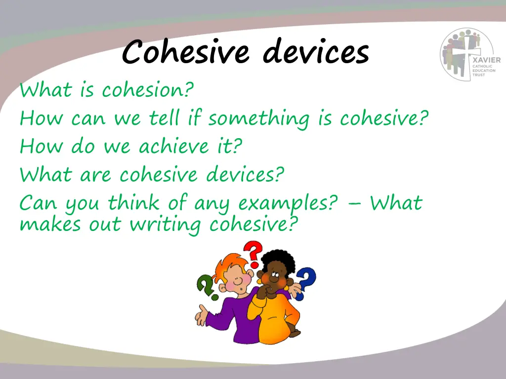 cohesive devices what is cohesion how can we tell