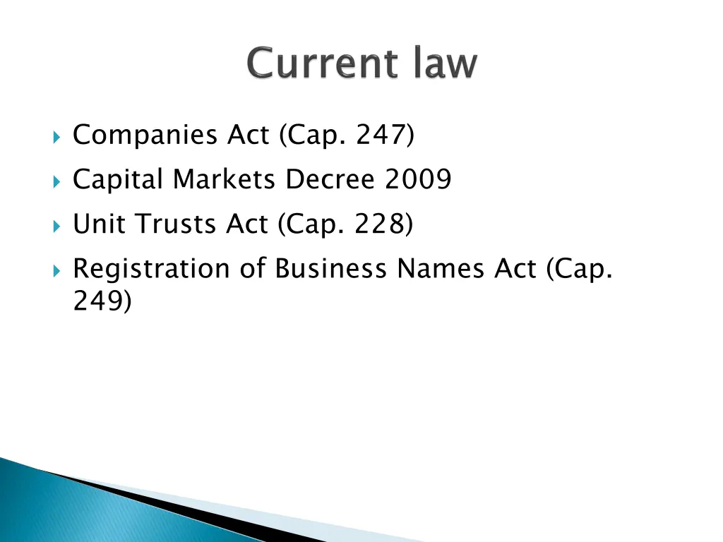 companies act cap 247 capital markets decree 2009