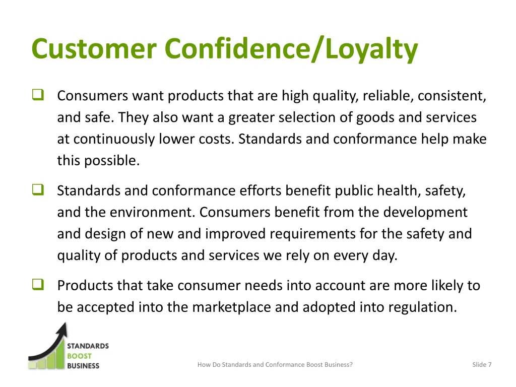 customer confidence loyalty