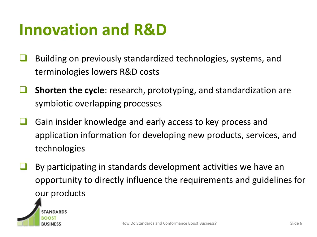 innovation and r d