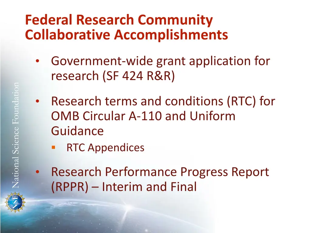 federal research community collaborative