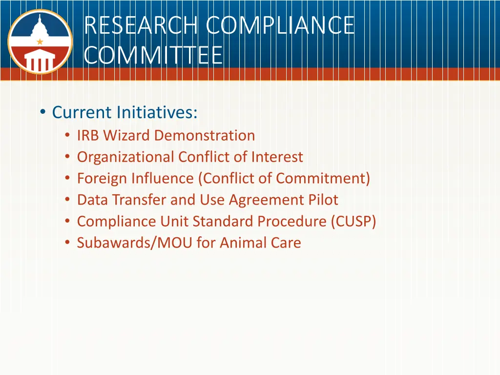 research compliance committee 1