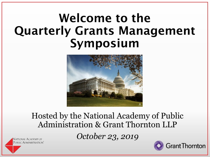 welcome to the quarterly grants management