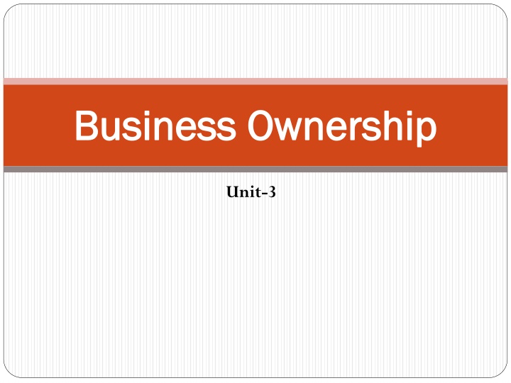 business ownership business ownership