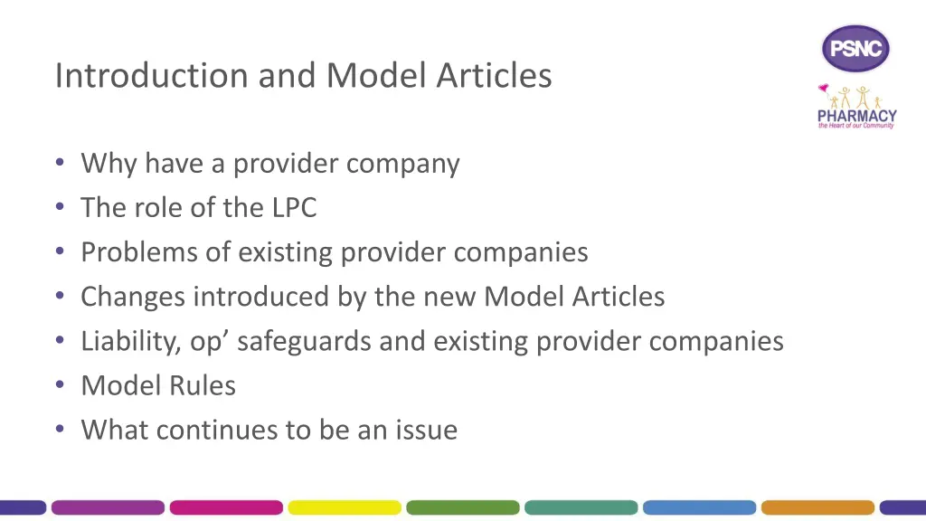 introduction and model articles