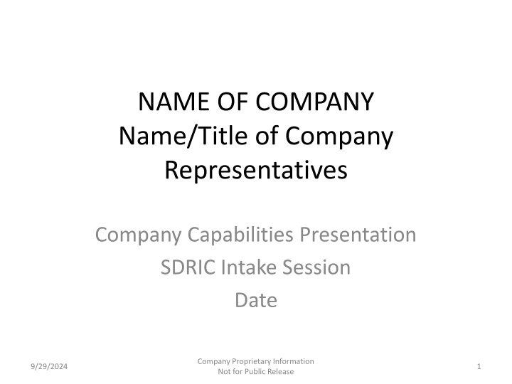 name of company name title of company