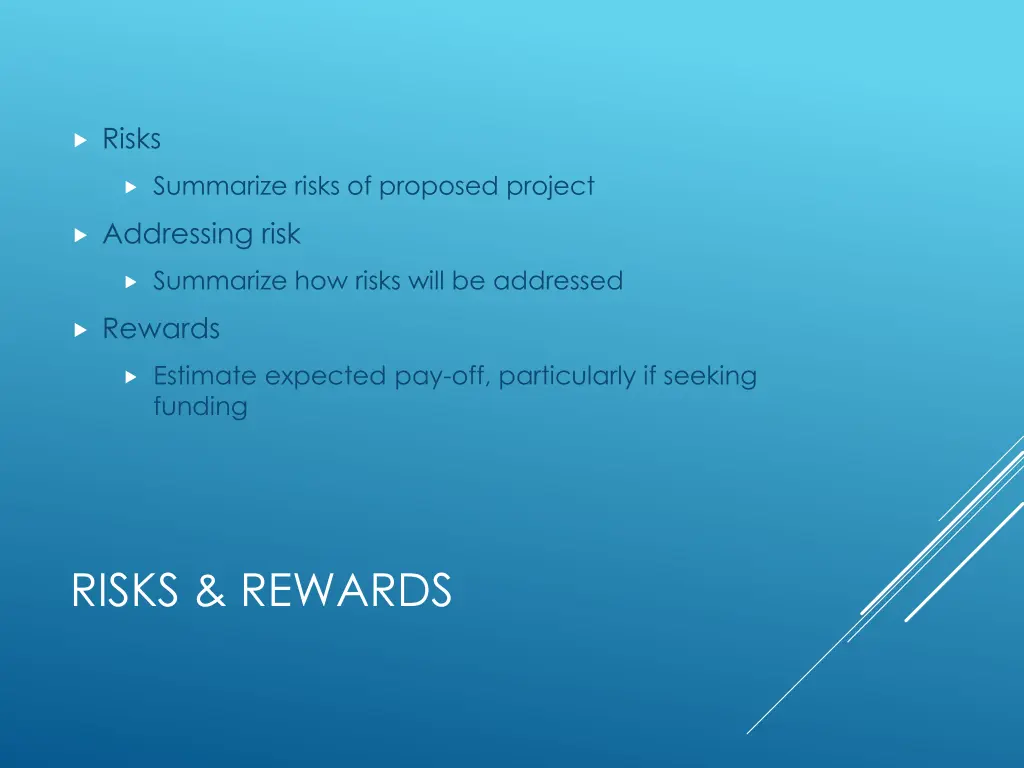 risks