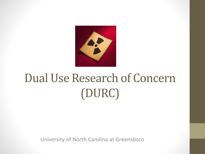 dual use research of concern durc