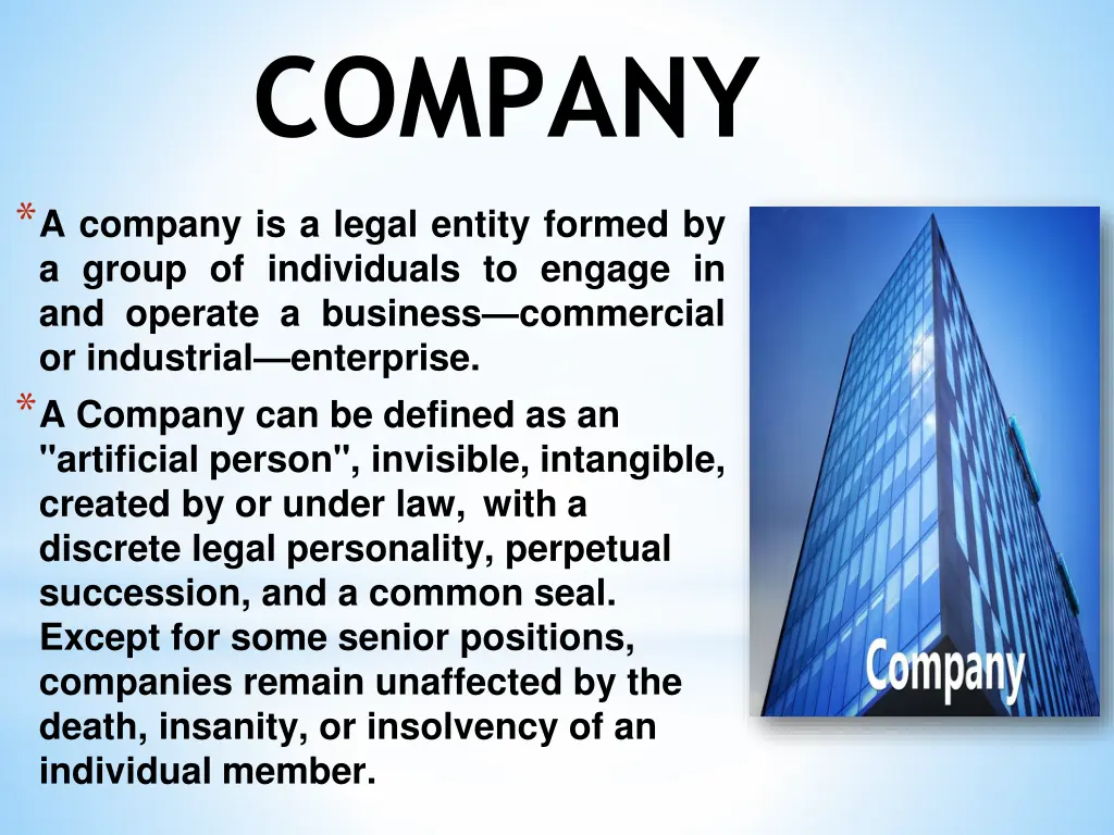 company