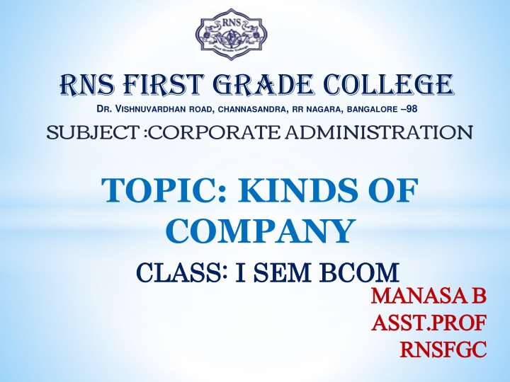 rns first grade college d r v ishnuvardhan road