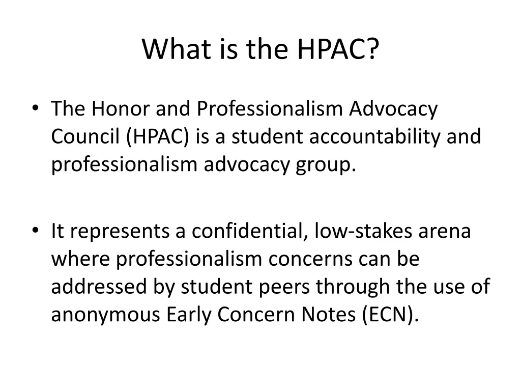 what is the hpac