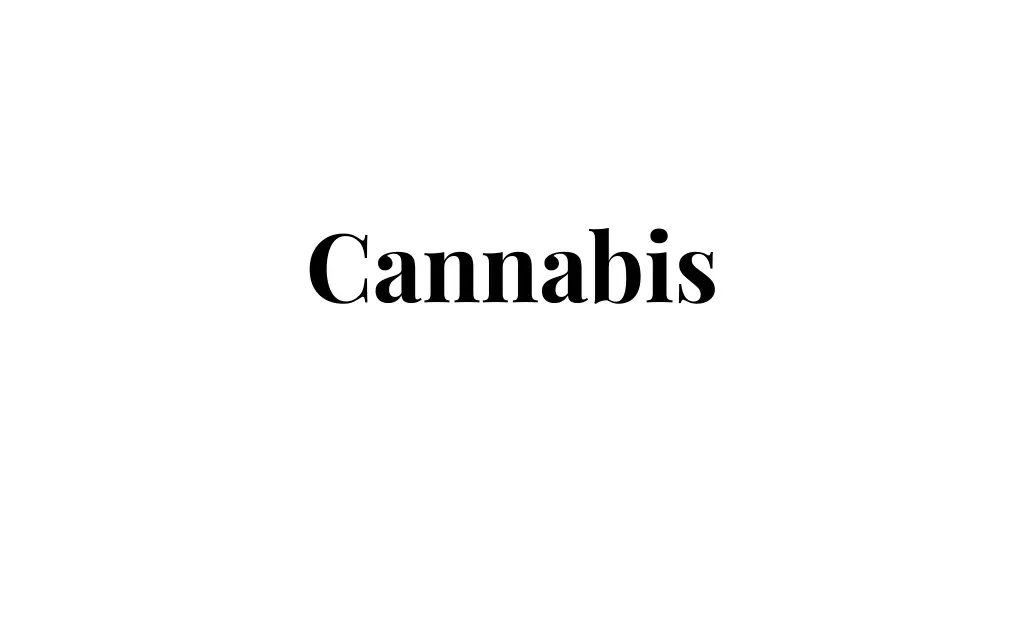 cannabis