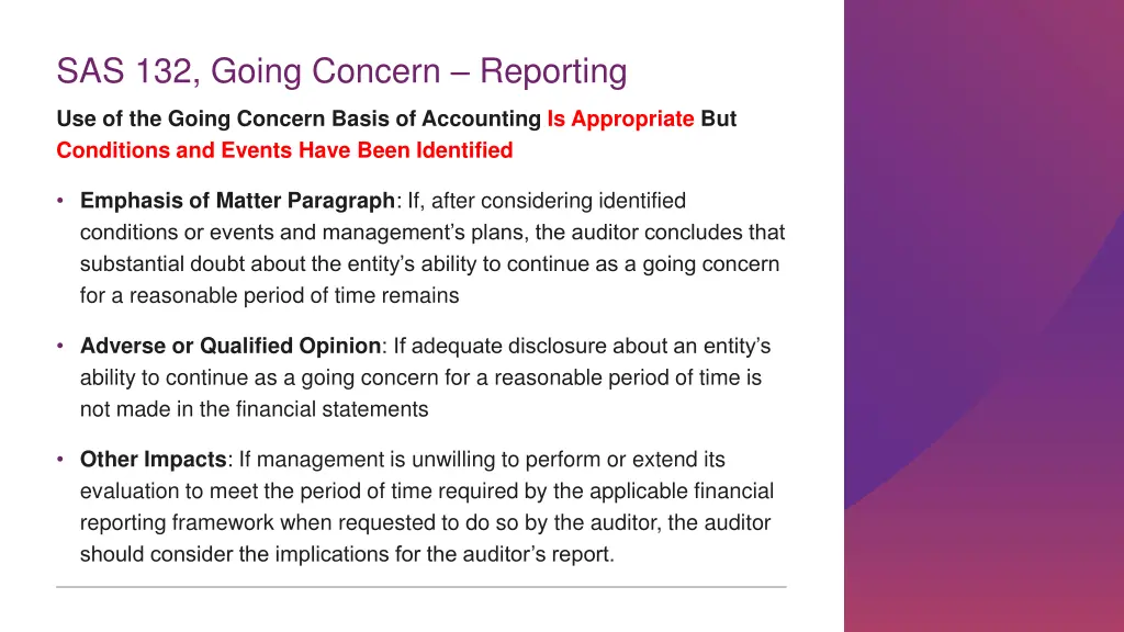 sas 132 going concern reporting 1