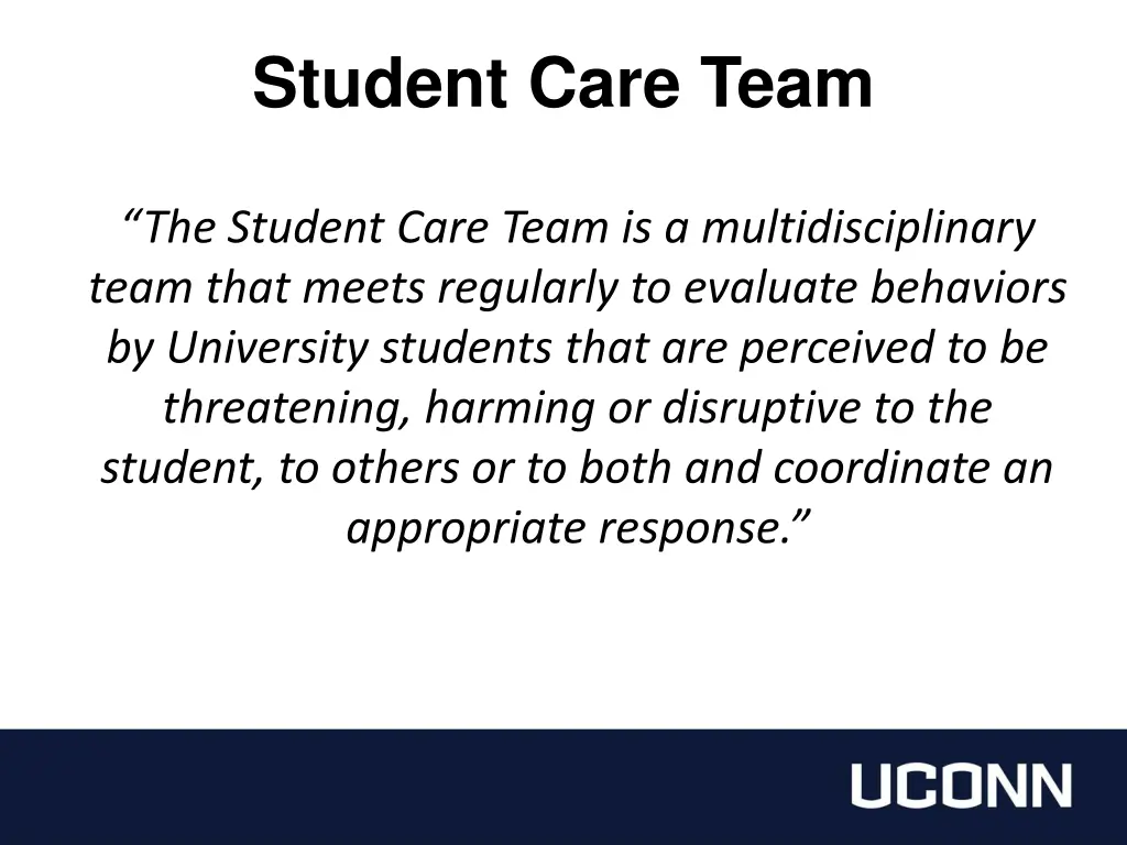 student care team