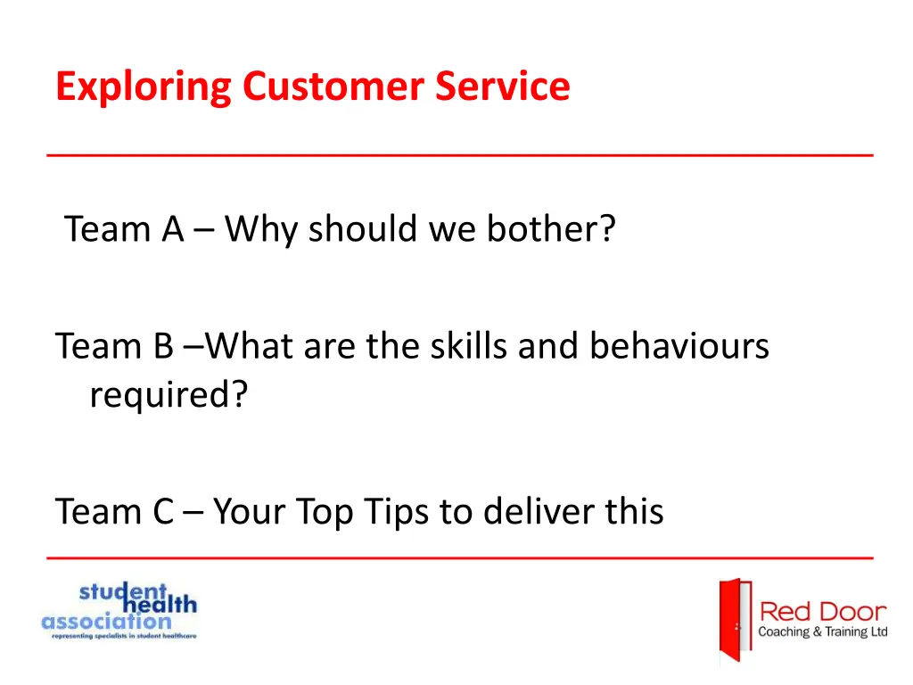 exploring customer service