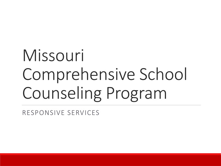 missouri comprehensive school counseling program