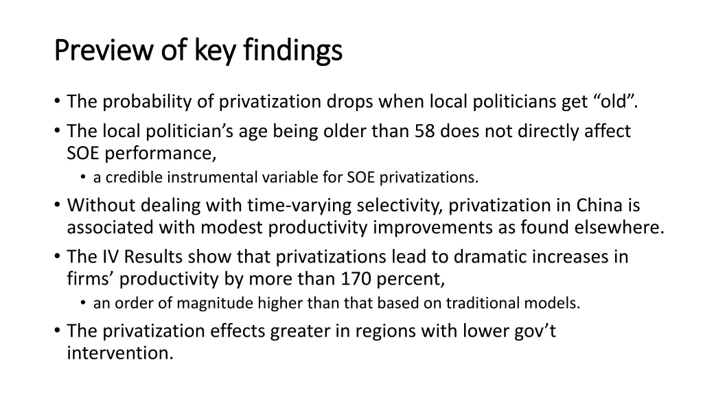 preview of key findings preview of key findings