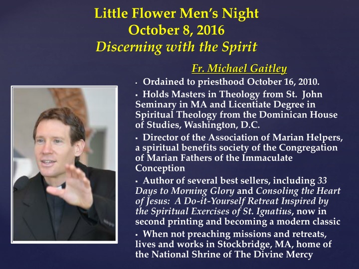 little flower men s night october 8 2016