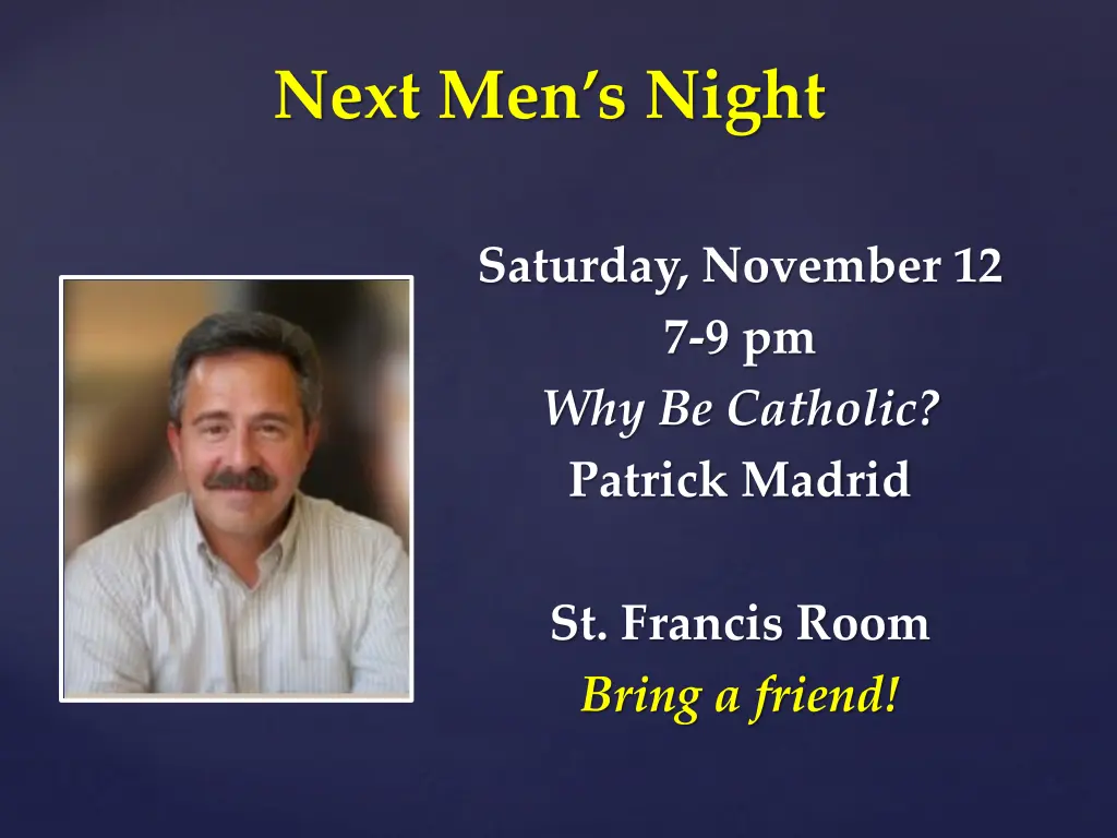 next men s night