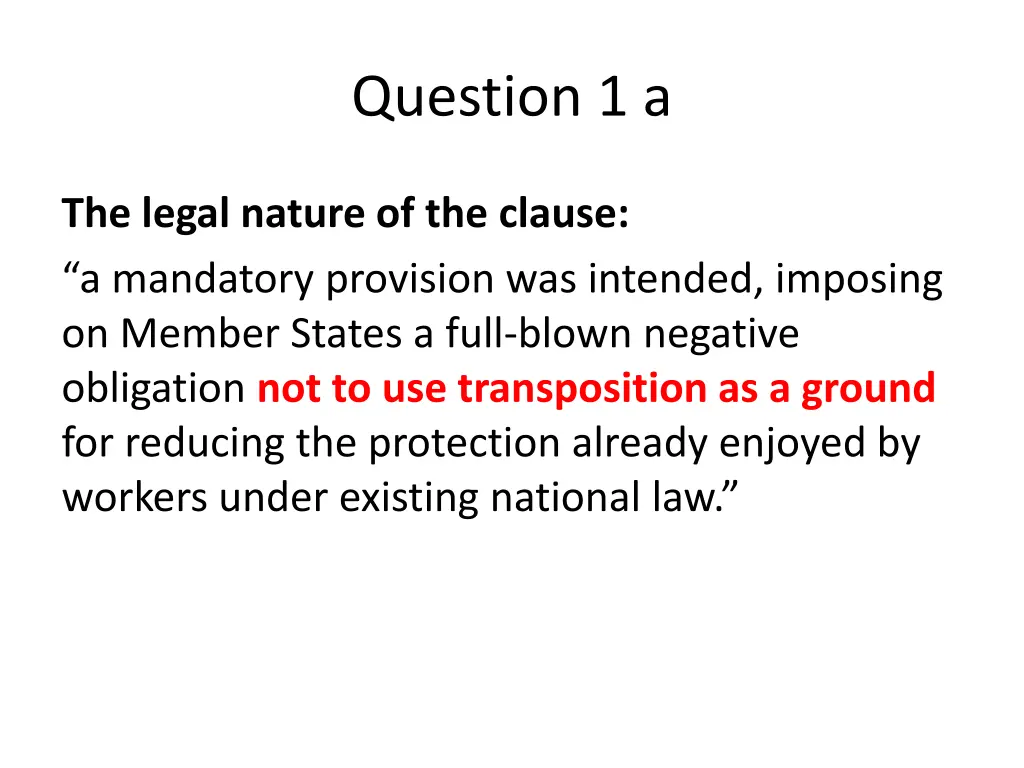 question 1 a 2