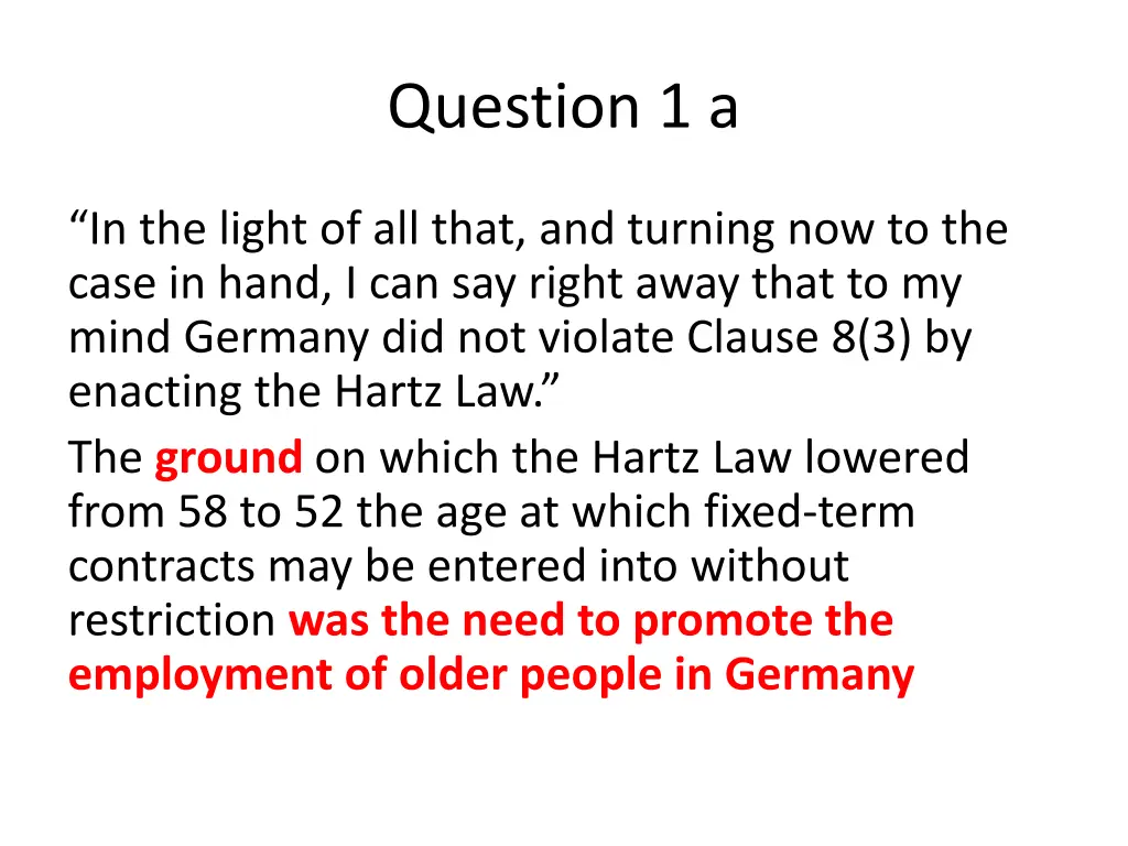 question 1 a 5