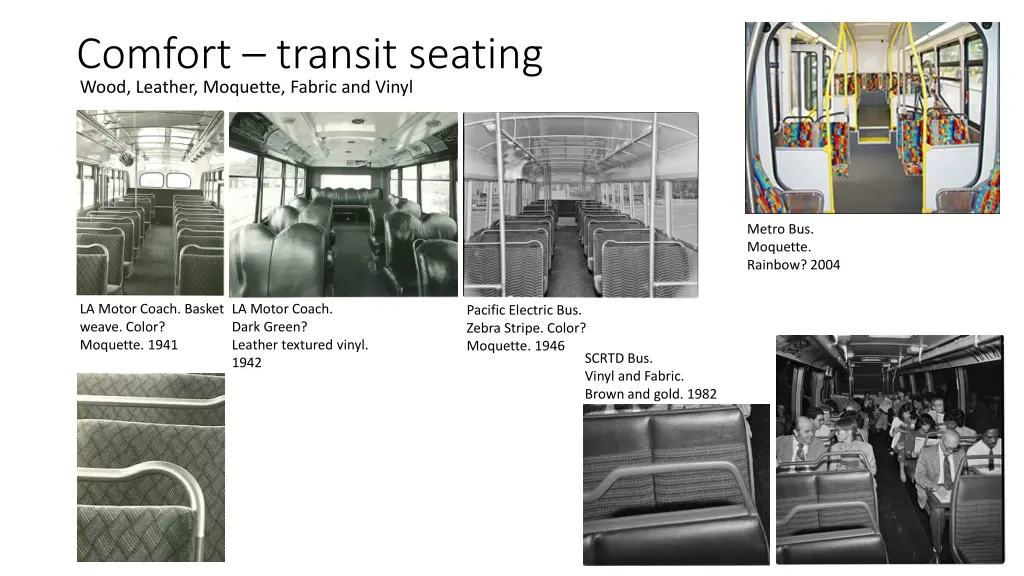 comfort transit seating wood leather moquette