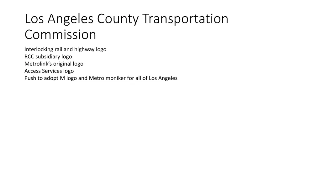los angeles county transportation commission