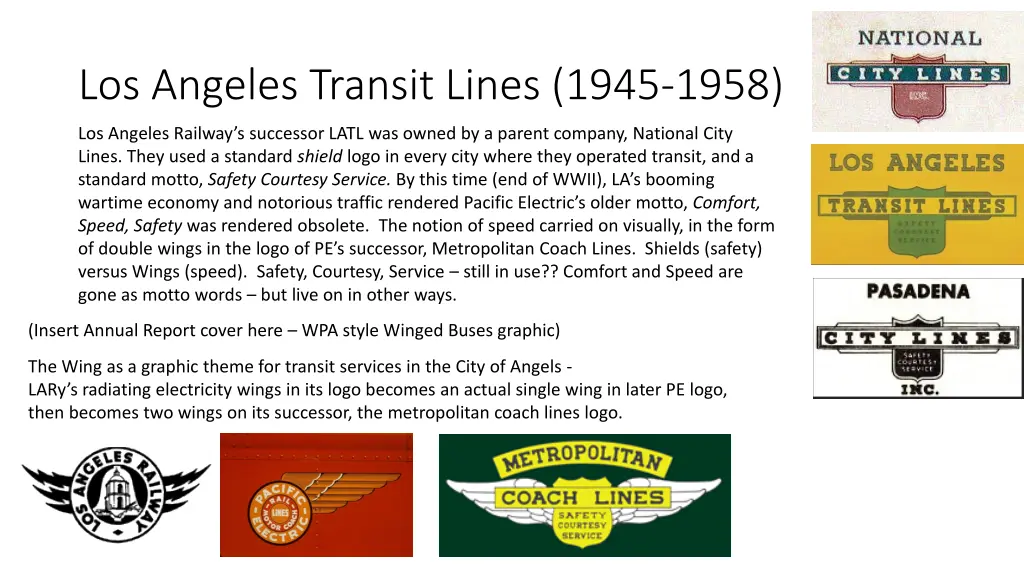 los angeles transit lines 1945 1958