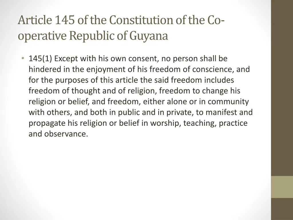 article 145 of the constitution