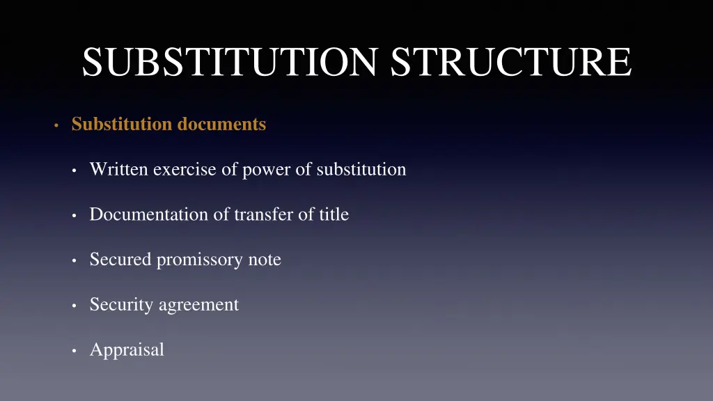 substitution structure 2