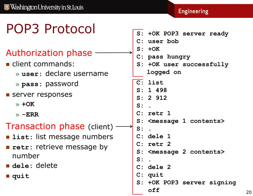 pop3 protocol