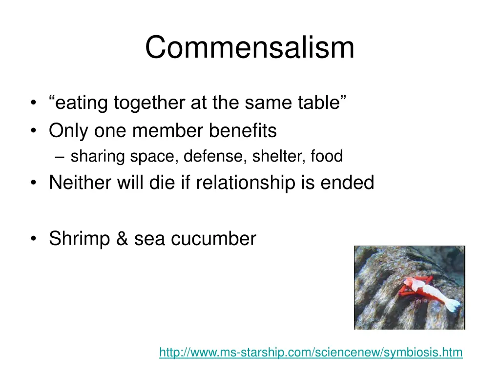 commensalism