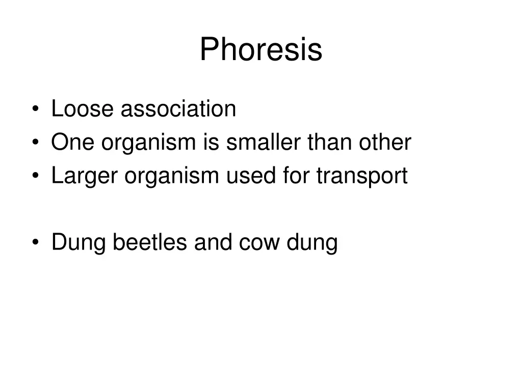 phoresis