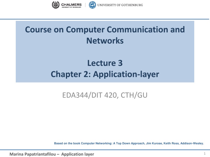 course on computer communication and networks