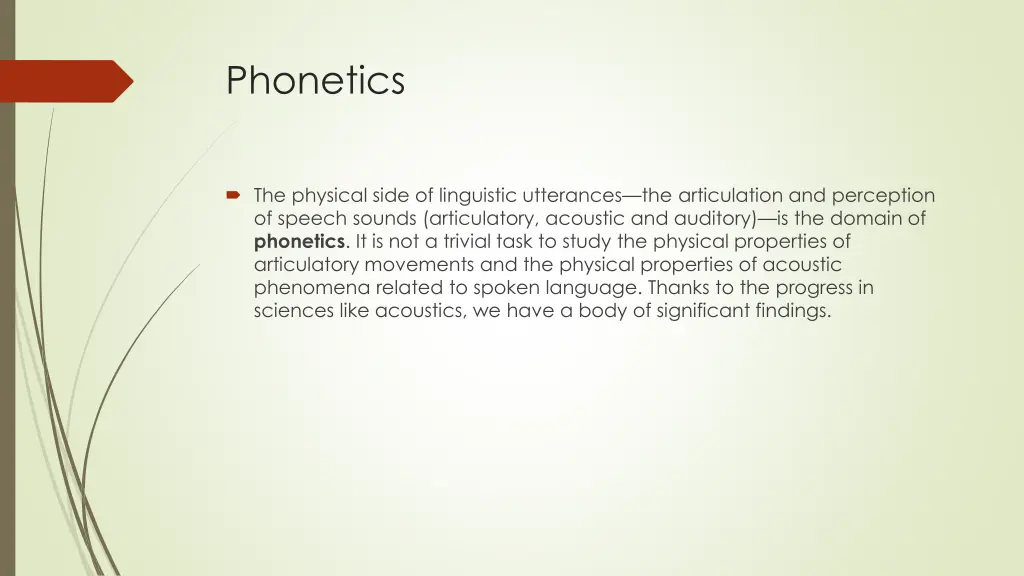 phonetics