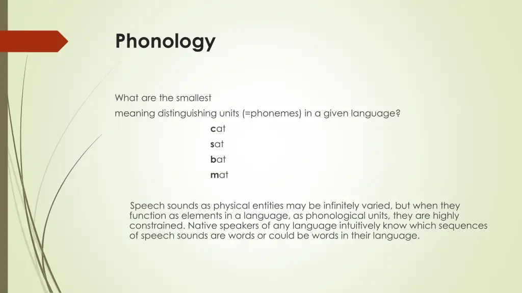 phonology