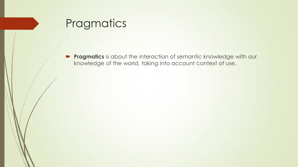 pragmatics